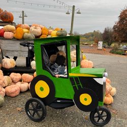 Cardboard Tractor for Stroller