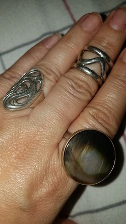 Sterling silver rings