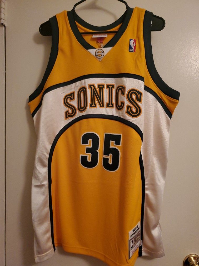 Mitchell & Ness Kevin Durant Seattle Sonics 2007-2008 Rookie Road Authentic Jersey L 44 NWT