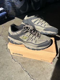 Skechers After Burn Tan Men Size 12