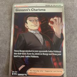 giovanni’s charisma