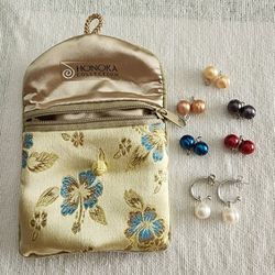Honora Interchangeable Pearl Earrings 