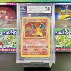 1999 Charizard 1st Edition 4/102 Pokémon Card BGS 7.5