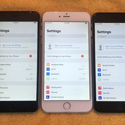 3 iPhone 6 Plus 64gb Unlocked For All Carriers 