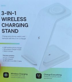 3 in 1 wireless charging stand