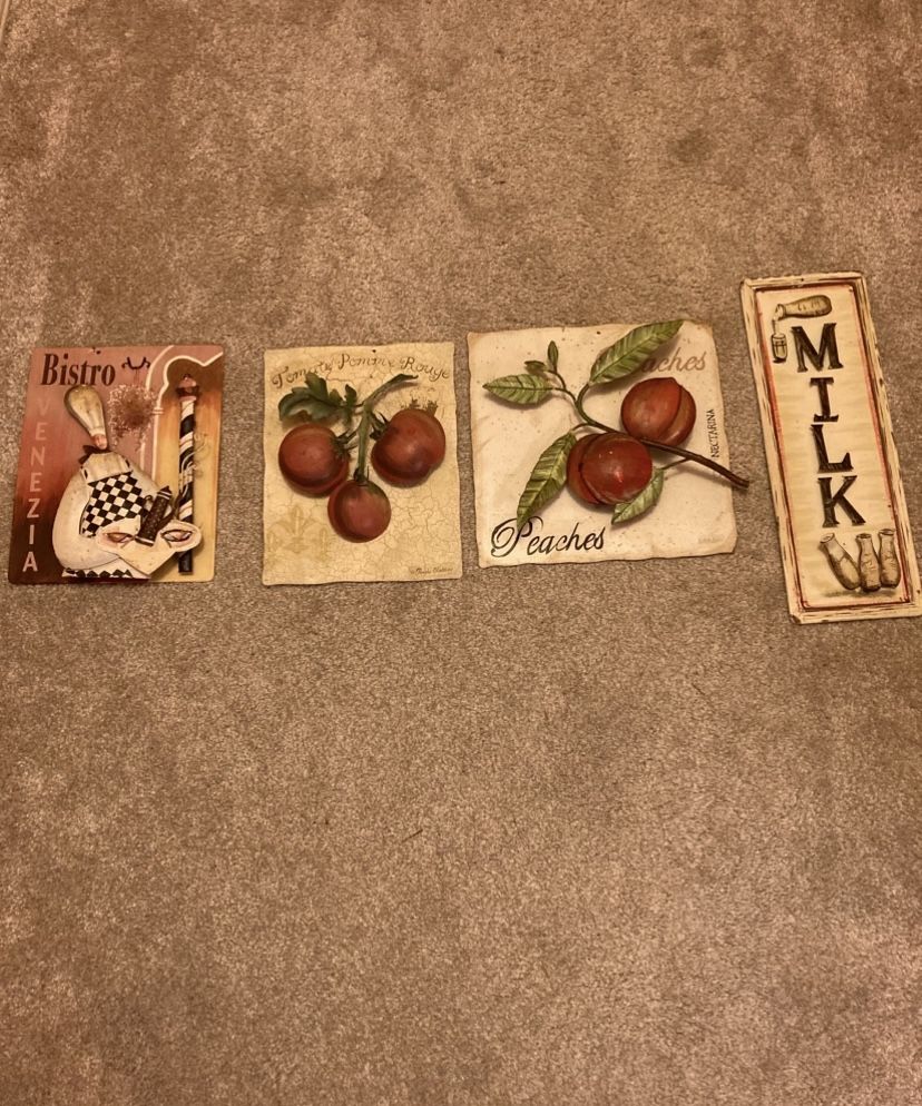 Metal Kitchen Wall Decor