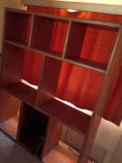 Entertainment piece or bookshelf solid wood
