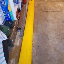 Rubber Blade For Snow Plow Or Snow Pusher 10 Feet Long and 8inches Wide For 1,1/2 Inch Tick