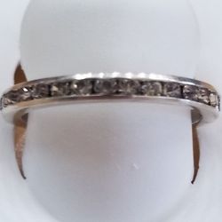 Sterling Silver Eternity Band 