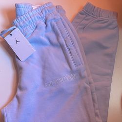Women's Nike Air Jordan Baby Blue Joggers