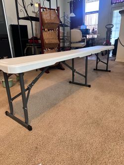 Lifetime folding bench (6ft)