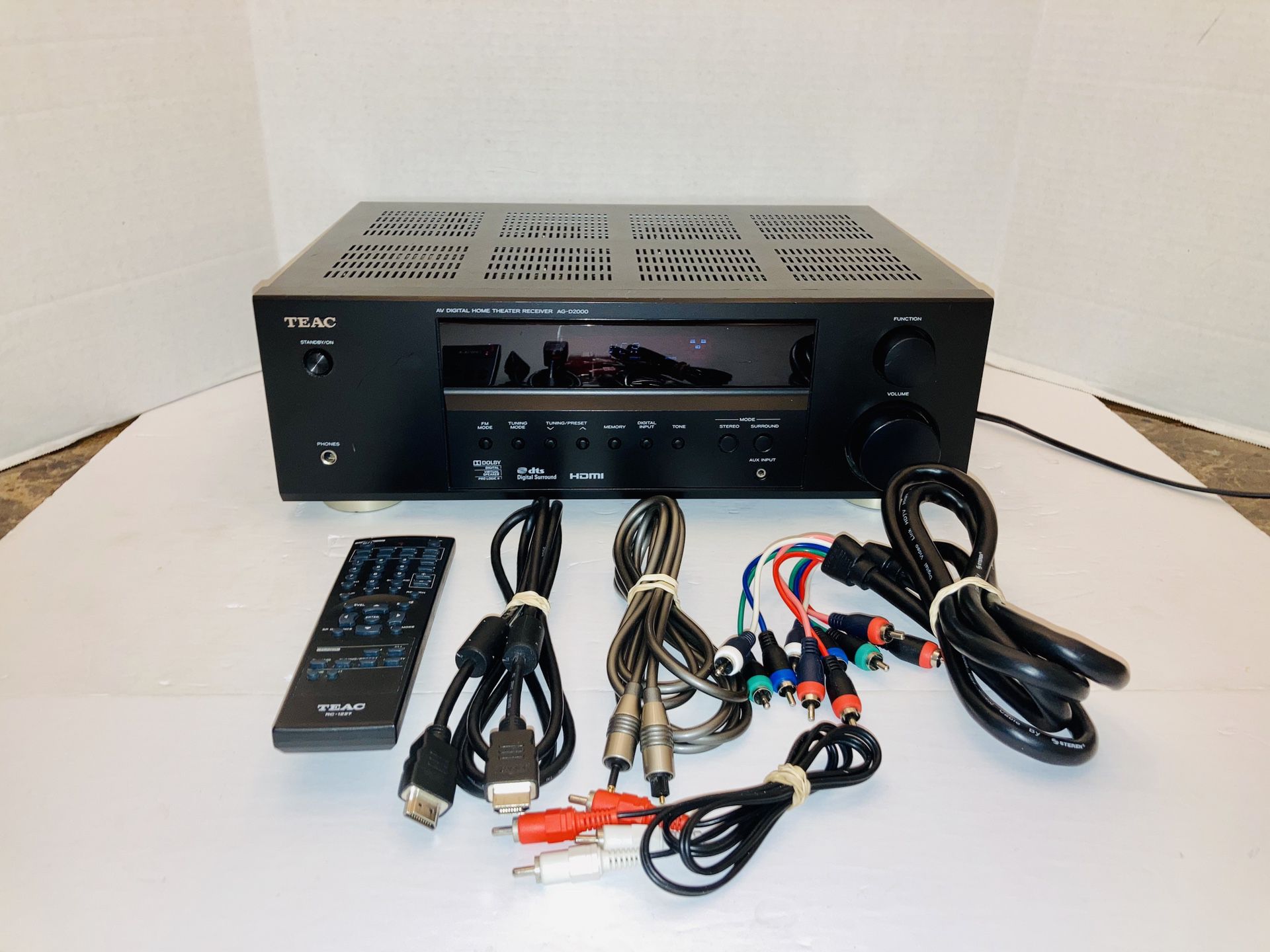 RARE TEAC Japanese Model Dual Voltage AG-D2000 Powerful HDMI 5.1-Channel Home Theater Surround Sound Receiver