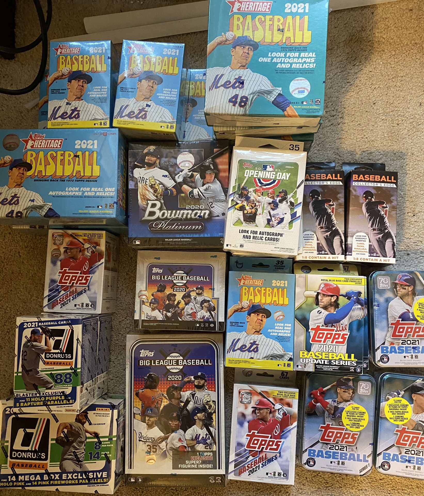 Baseball Cards Factory Sealed