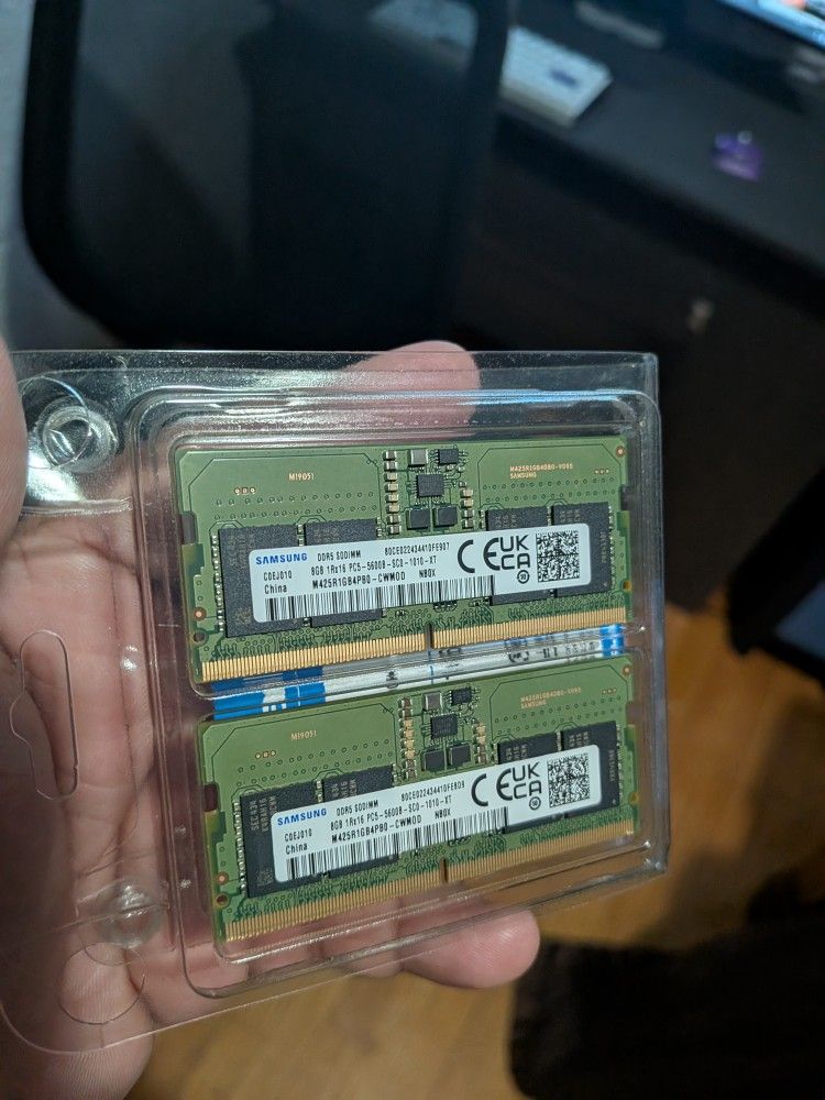 16gb DDR5 laptop Rams 5600mhz