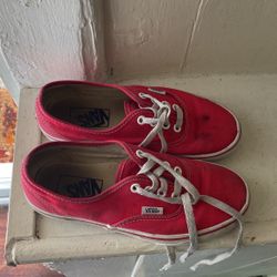 Red Vans 