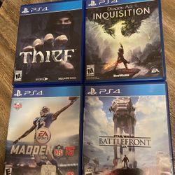 PS4 games All 4