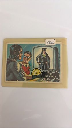 1966 Batman Trading Card – The Cat Woman