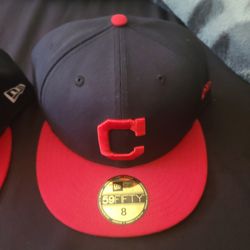Cleveland Indians Fitted Hat Size 8