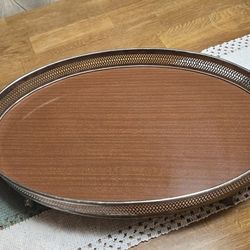 Vtg Formica Eales 1779 Silver Plated Tray 