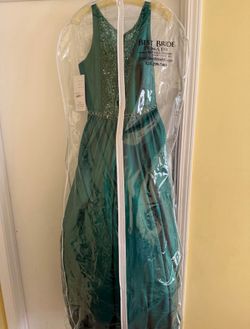 Emerald Green Prom Dress size 14