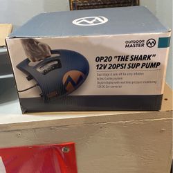 OutdoorMaster 20PSI High Pressure SUP Air Pump The Shark