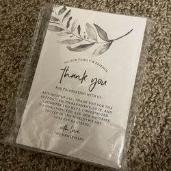 Thank You Cards 50 Pieces