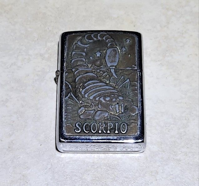Zippo Scorpio Zodiac Lighter Barrett Smythe