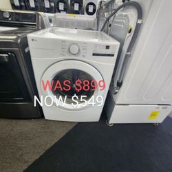 7.4 Cu. Ft. Large Capacity Vented Stackable Electric Dryer With Sensor