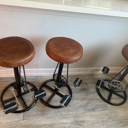 Set of bar chairs, handmade, 6