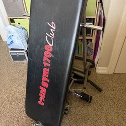 Exercise machine total gym 1700 club