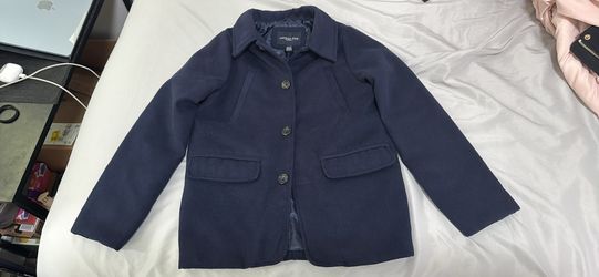 Navy wool coat- London fog