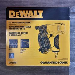 Dewalt 15’ Coiled Roof Nailgun (pneumatic)