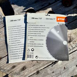 STIHL 200 mm scratcher tooth circular saw blade, model number 4112 (contact info removed)