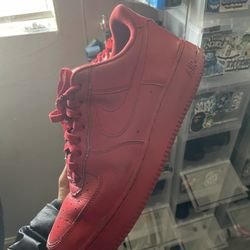 Red Af1 Size 10