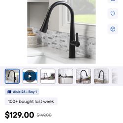 Allen Roth Pull Down Kitchen Faucet With Sprayer