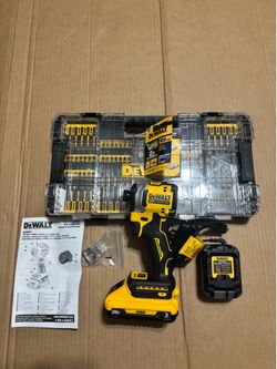 Dewalt Atomic 20V MAX 1/4 Impact Driver Kit With Bite Set 100 pcs