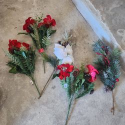 Artificial flower branches Christmas decorations