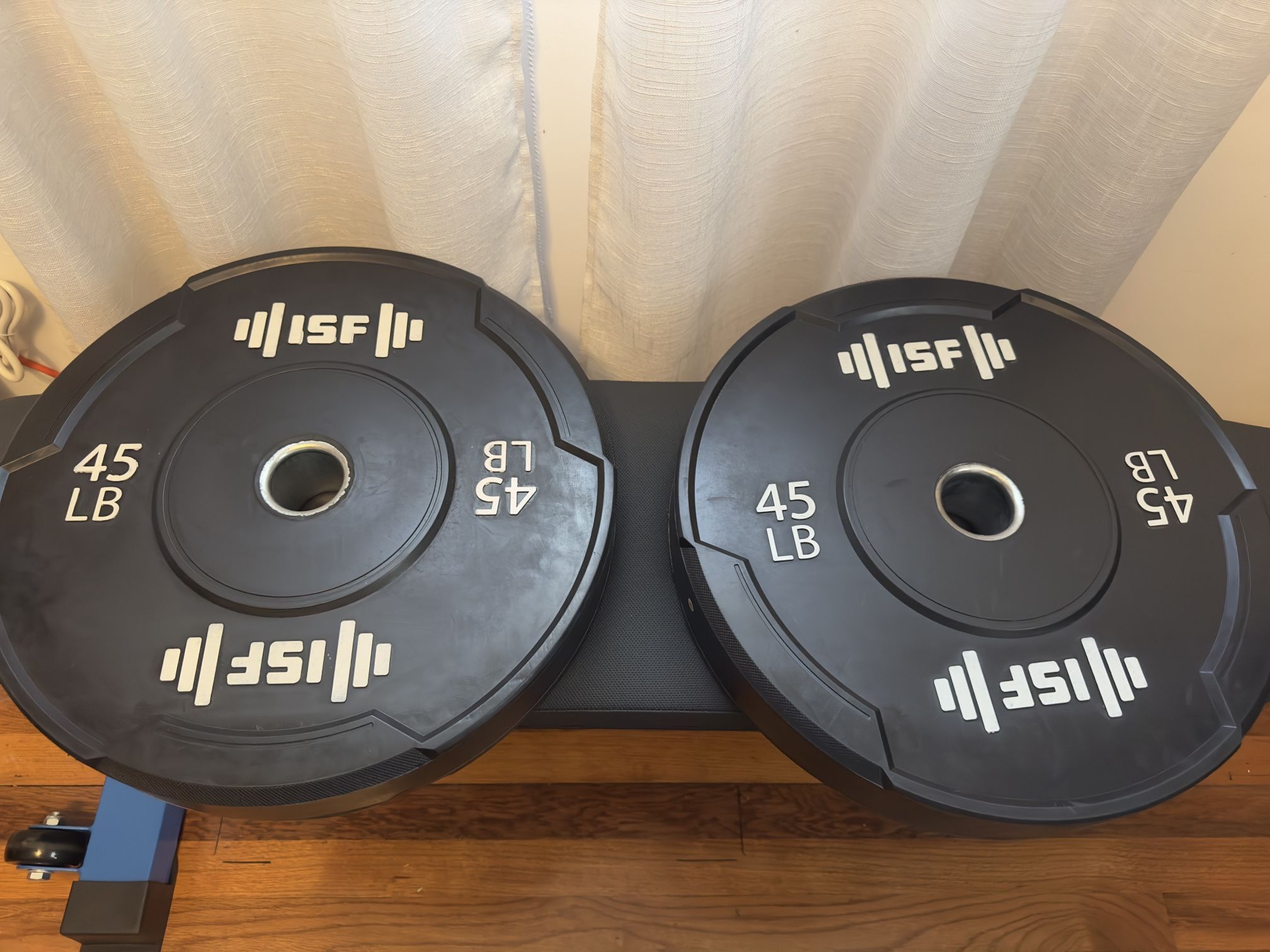 ISF 45 lb and 25 lb Bumper Plates