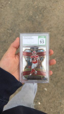 2019 Panini Select Patrick Mahomes II CSG 9.5