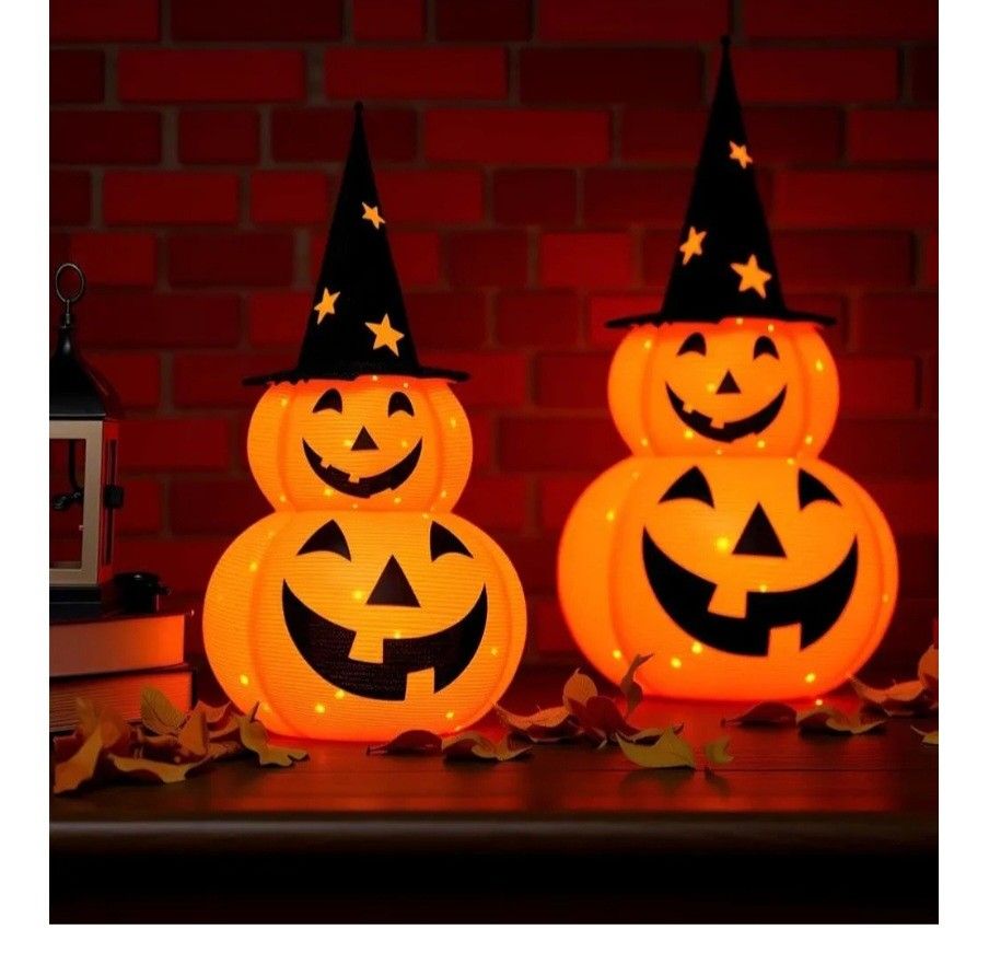 Holoween Pumpkins Light Up