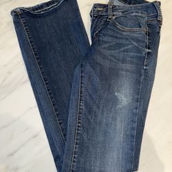 Low-Rise Boot Cut Jeans