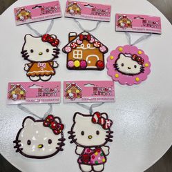 Hello Kitty Mexico Exclusive Christmas Cookie Ornaments Includes Set of 5 NEW