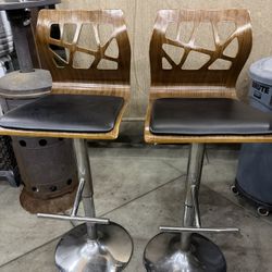 Set Of 2 Bar Stools 