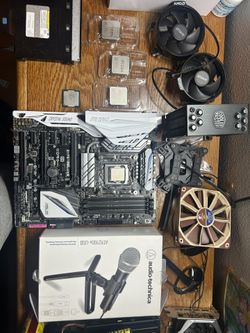 Pc Parts CPUs Motherboard Case Fans Etc 