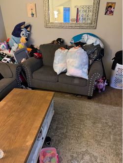 Gray couches