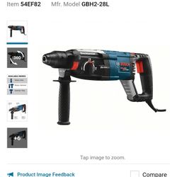 Bosch Bulldog Xtreme Max Rotary Hammer 