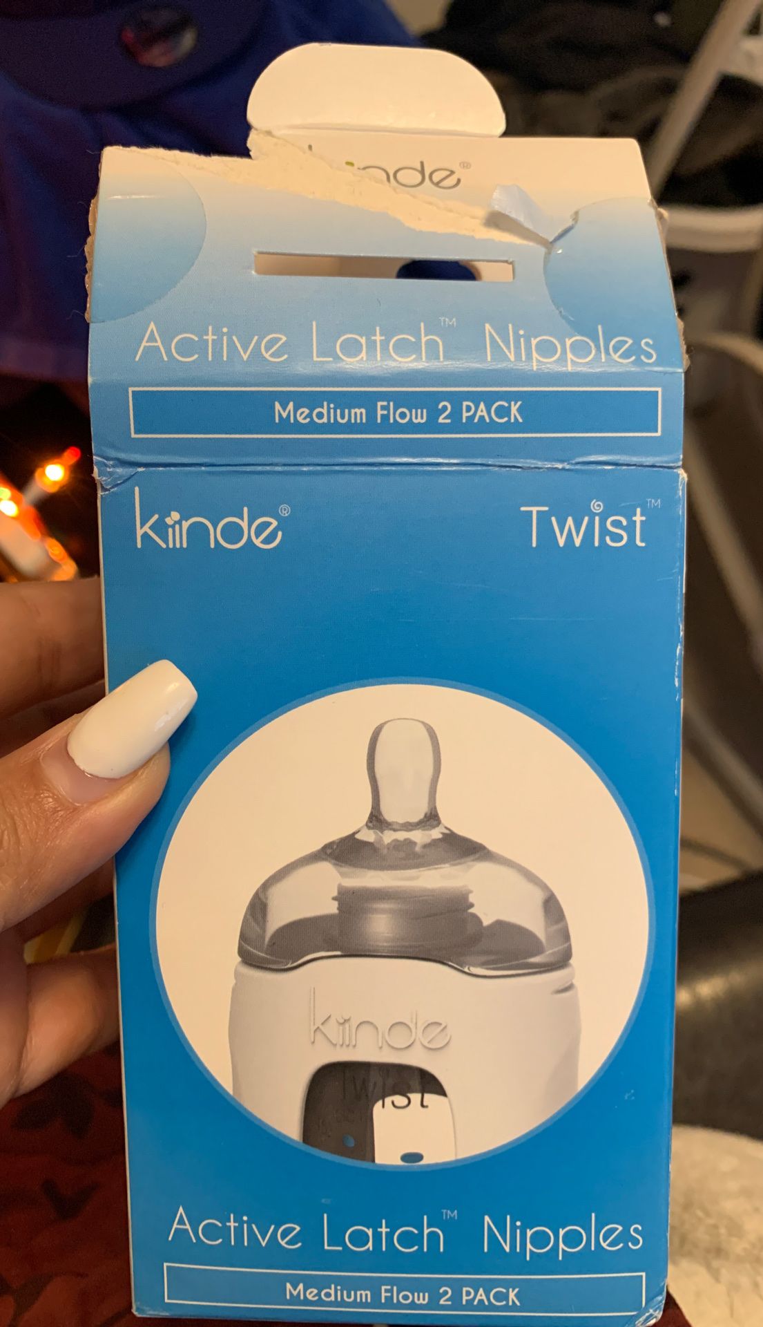 Kiinde active latch nipples - medium flow