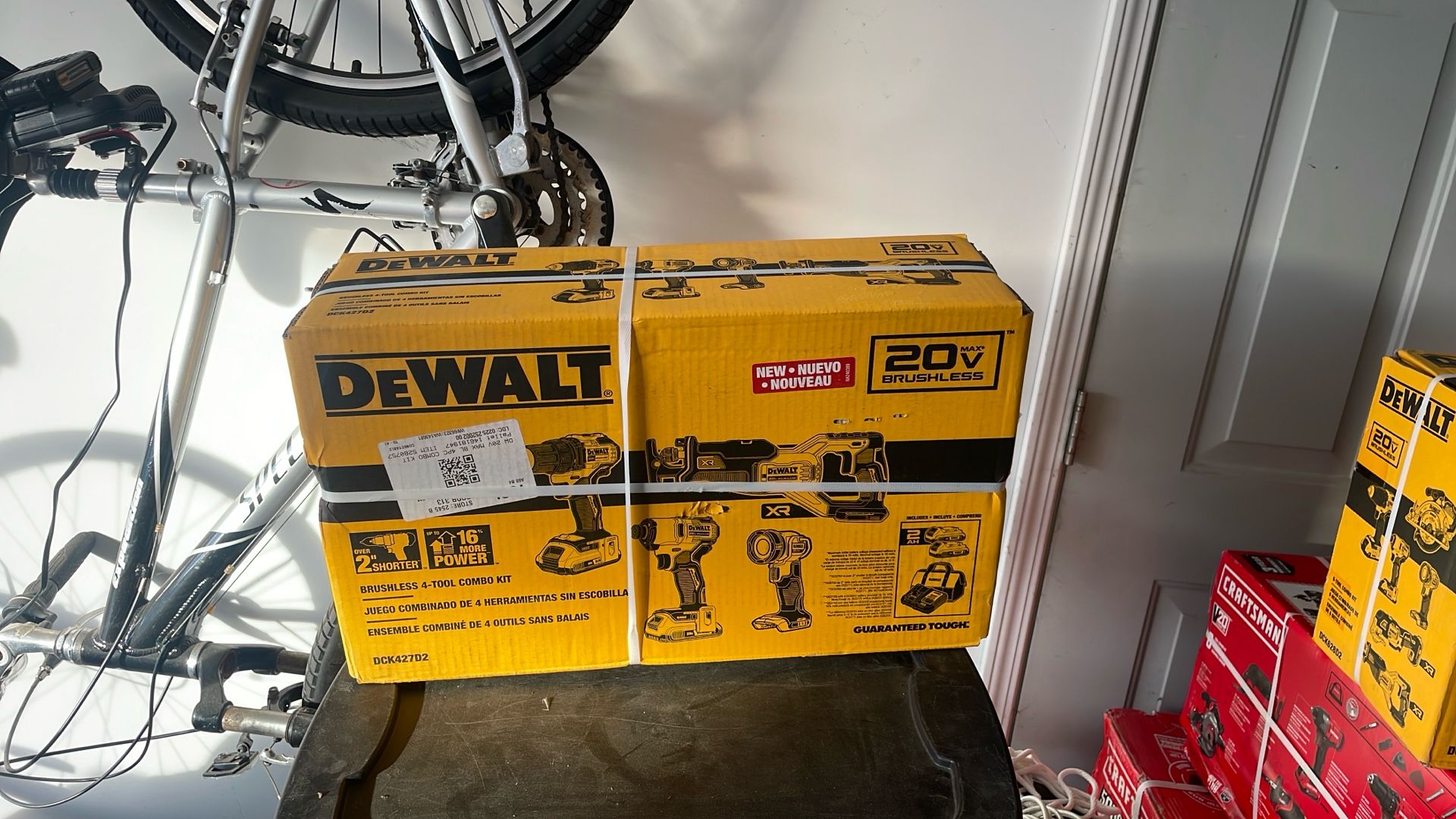 DeWalt 20 max volt brushless four tool combo kit