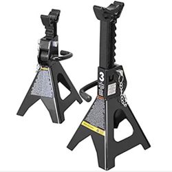 Torin 3-Ton Double-Locking Steel Jack Stands (2-Pack, 3 sets available)