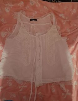 Emerson lang white blouse
